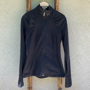 Black Under Armour Zippered Jacket - Size Small